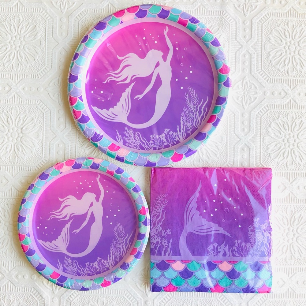 Mermaid Party Supplies 3 pk